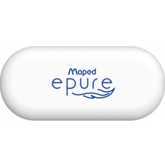 maped kunststoff radierer epure oval wei