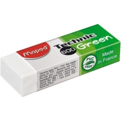 maped gomme en plastique technic 600 green blanc