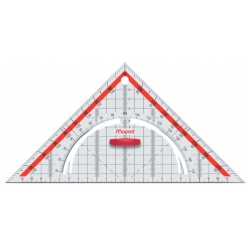 maped equerre geo technic hypotenuse260 mm en plastique