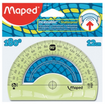 maped rapporteur demi circulaire flex 180 degres 120 mm