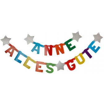 papstar guirlande personnalisable