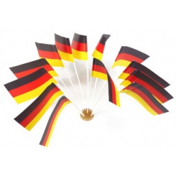 papstar flaggen mit stiel germany schwarzrotgelb