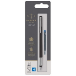 parker stylo plume vector taille de plume m noir