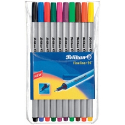 pelikan fineliner 96 etui de 10 largeur de trait 04 mm