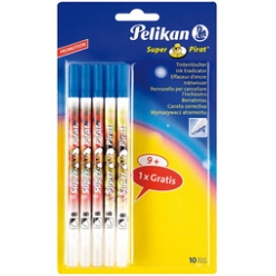 pelikan tintenloscher super pirat 850b 10er blisterkarte