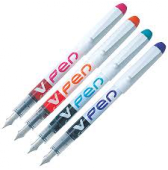 stylo plume v  pen jetable et effacable