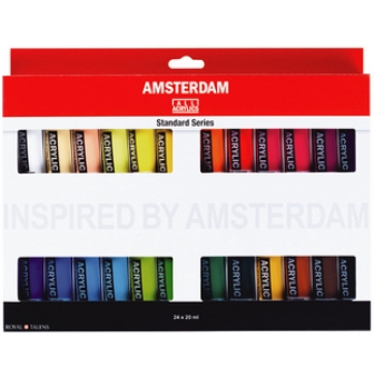 set de peinture amsterdam introset iii 24 x 20 ml