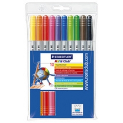 staedtler feutre de coloriage a 2 pointes noris club rond