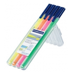 staedtler surligneur triplus textsurfer etui de 4