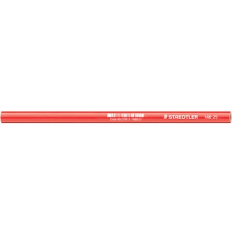 staedtler crayon de charpentier ovale marron rouge