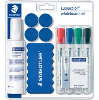 staedtler kit lumocolor pour tableaux blanc