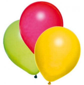 susy card luftballons rainbow farbig sortiert