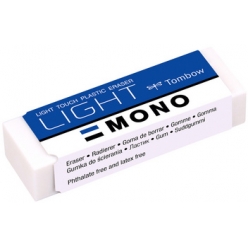 tombow gomme en plastique mono light blanc