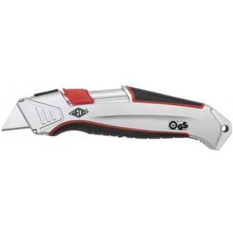 wedo cutter de securite alu lame 19 mm argentanthracite