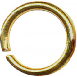 anneau brise rond 10 mm bronze 10 pieces