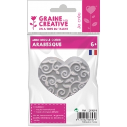 moule thermoforme coeur arabesque