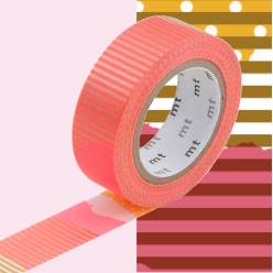 masking tape mt 15 cm pois rayure bleu et vert