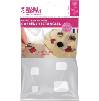 gabarit pour pate polymere a5 rectangle