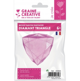 moule pour savon mini diamant triangle