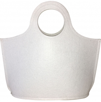 sac a main en feutrine 3 mm noir