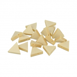 perle bois lucy triangle 17x19x47mm 20 pieces