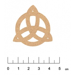Forme en bois MDF Symbole Celte