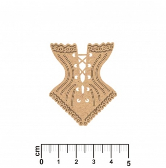 forme en bois mdf corset