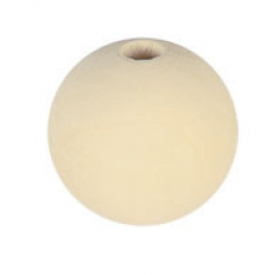 perle en bois o 40 mm boule percee o 8 mm 10 pieces