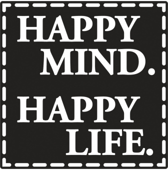 labels  poincons happy mind happy life