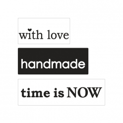 Labels - poinçons : ,love handmade time,