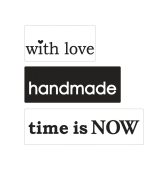 labels  poincons love handmade time