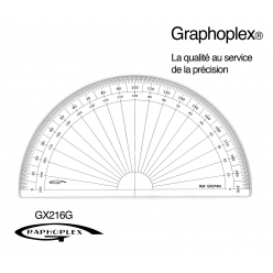 rapporteur 12 cercle grades o 16 cm