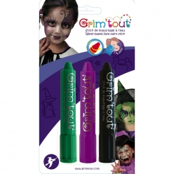 crayons maquillage sans paraben 3 sticks sorciere