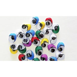 Yeux mobiles pupilles colorées Ø10 mm 100 pièces