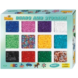 midi boite 9600 perles assorties