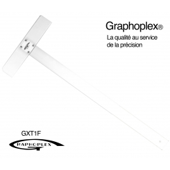 Graphoplex Tés : té tête vissée 2 bords 65 cm
