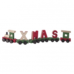 kit de bricolage train en bois xmas