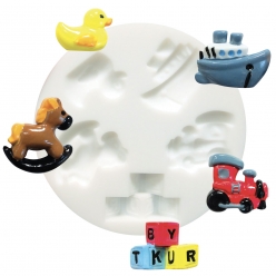 moule en silicone mini jouets