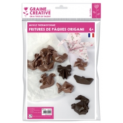 moule thermoforme friture de paques origami