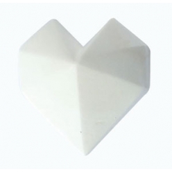 objet en platre coeur origami