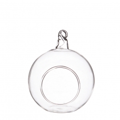 boule verre ouverte 8cm