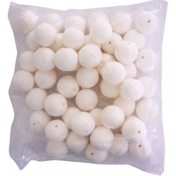 boules cellulose blanches o3cm 50 pieces