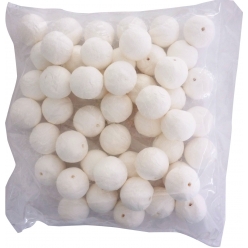 boules cellulose blanches o4cm 50 pieces