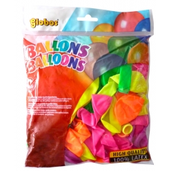 ballons de baudruche gonflables neon 100 pieces