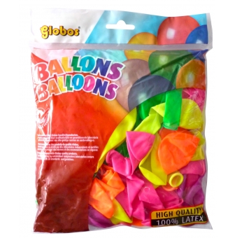 ballons de baudruche gonflables neon 100 pieces