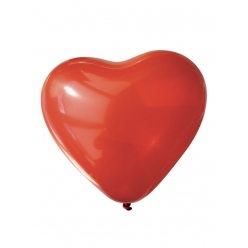 ballons de baudruche gonflables rouge coeur x10