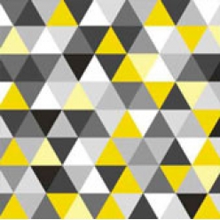 serviette triangles yellowblack 20 pieces