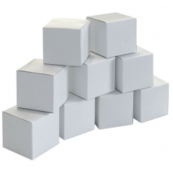 Cubes en carton à monter 6cm 20 pièces
