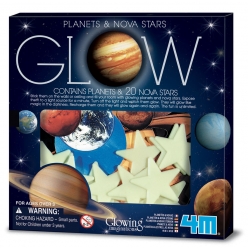 formes adhesives phosphorescentes planetes et 20 etoiles