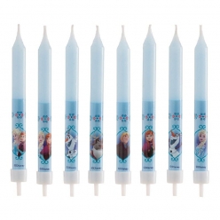 bougies d anniversaire frozen 9 cm 12 pieces